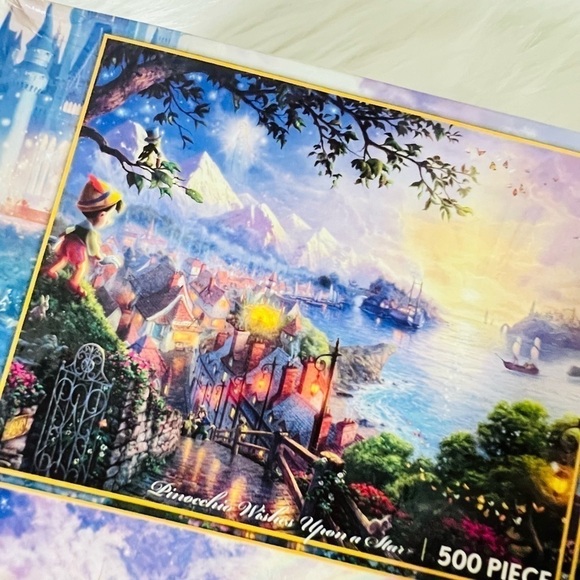 DISNEY Thomas Kinkade 4 in 1 Puzzle Set - Picture 5 of 9